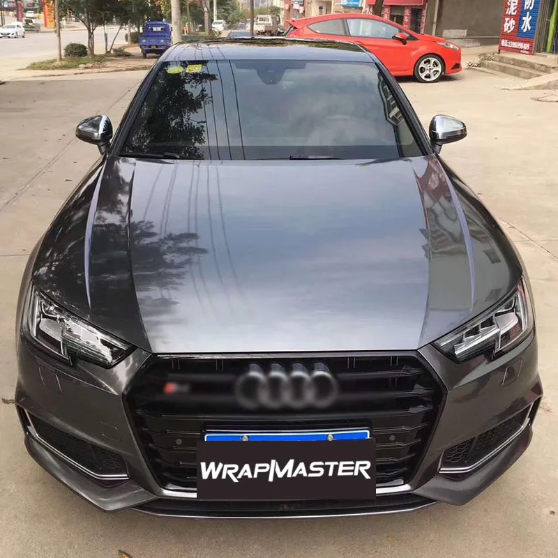 

Wrapmaster 5M/10M/18M Auto Body Film Air Release Super Gloss Metallic Space Grey Automotive Wrap Vinyl