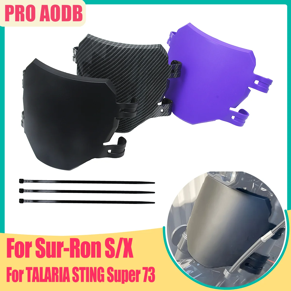 

Electric Bike Number Plate Front License Registration Plate For Surron S X For Talaria Sting Stark Varg Ridstar Q20 Super 73