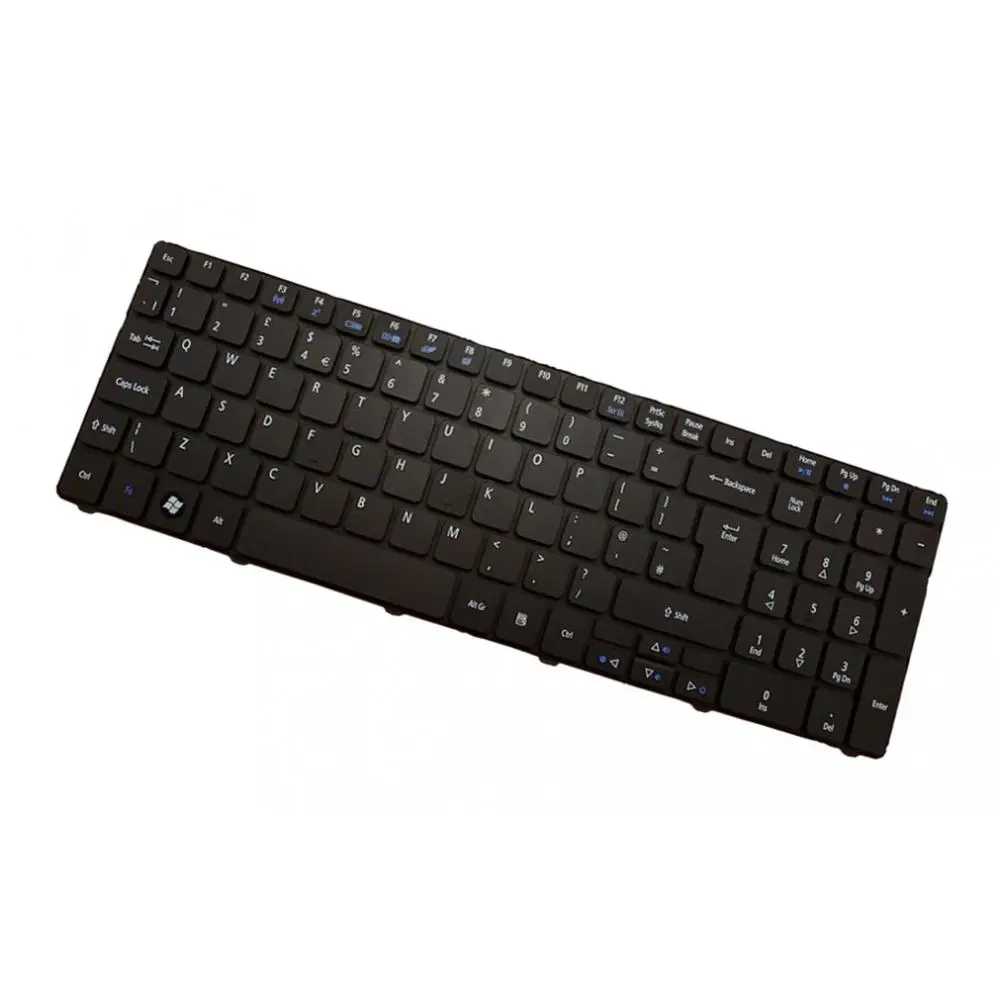 

Замена клавиатуры ноутбука, АБС-пластик, британская раскладка, компьютерная клавиатура для Acer Aspire 7750-6801 7750-6458