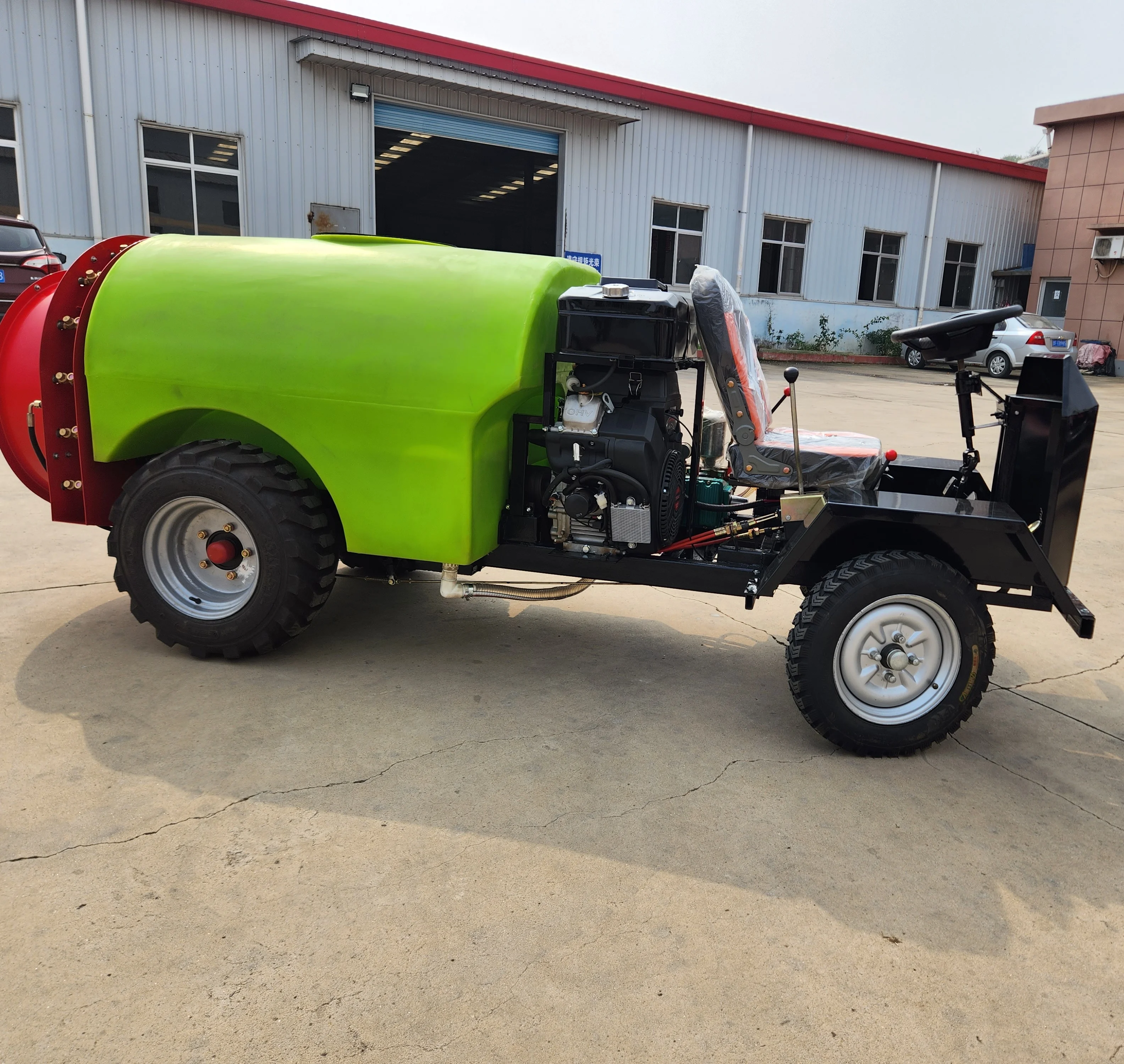 

Artificial Orchard Spraying Robot Self-propelled Wind Sprayer Multifunctional Remote Control Spraying Machine