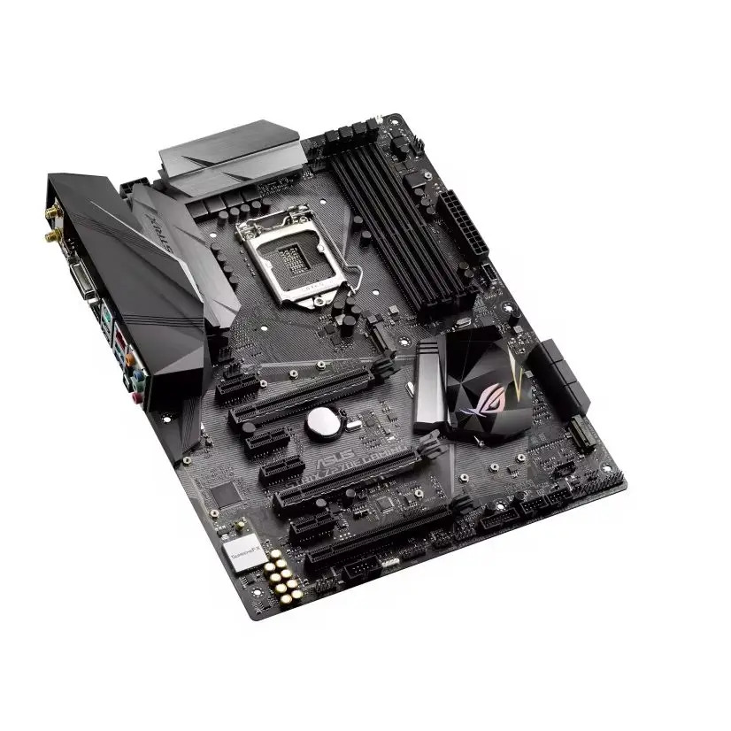 Imagem -05 - Placa-mãe Gaming Asus-rog Strix Z270e Adota Chip Intel Z270 64gb Ddr4 Pci-e 3.0 M.2 Geração Atx Corei7 i5 i3 Sata Iii 1151