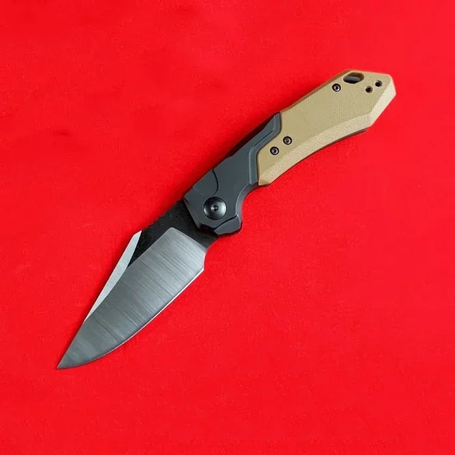 Paodin 7851 Pocket Knife CPM-154 Blade Single Action T6 Aluminum Alloy+G10 Handle Tactical Hunting Knives EDC Survival Tools