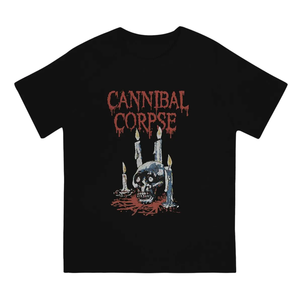 Men's Ritual Candles T Shirts Cannibal Corpse Cotton Clothing Funny Short Sleeve Crewneck Tee Shirt Gift Idea T-Shirt