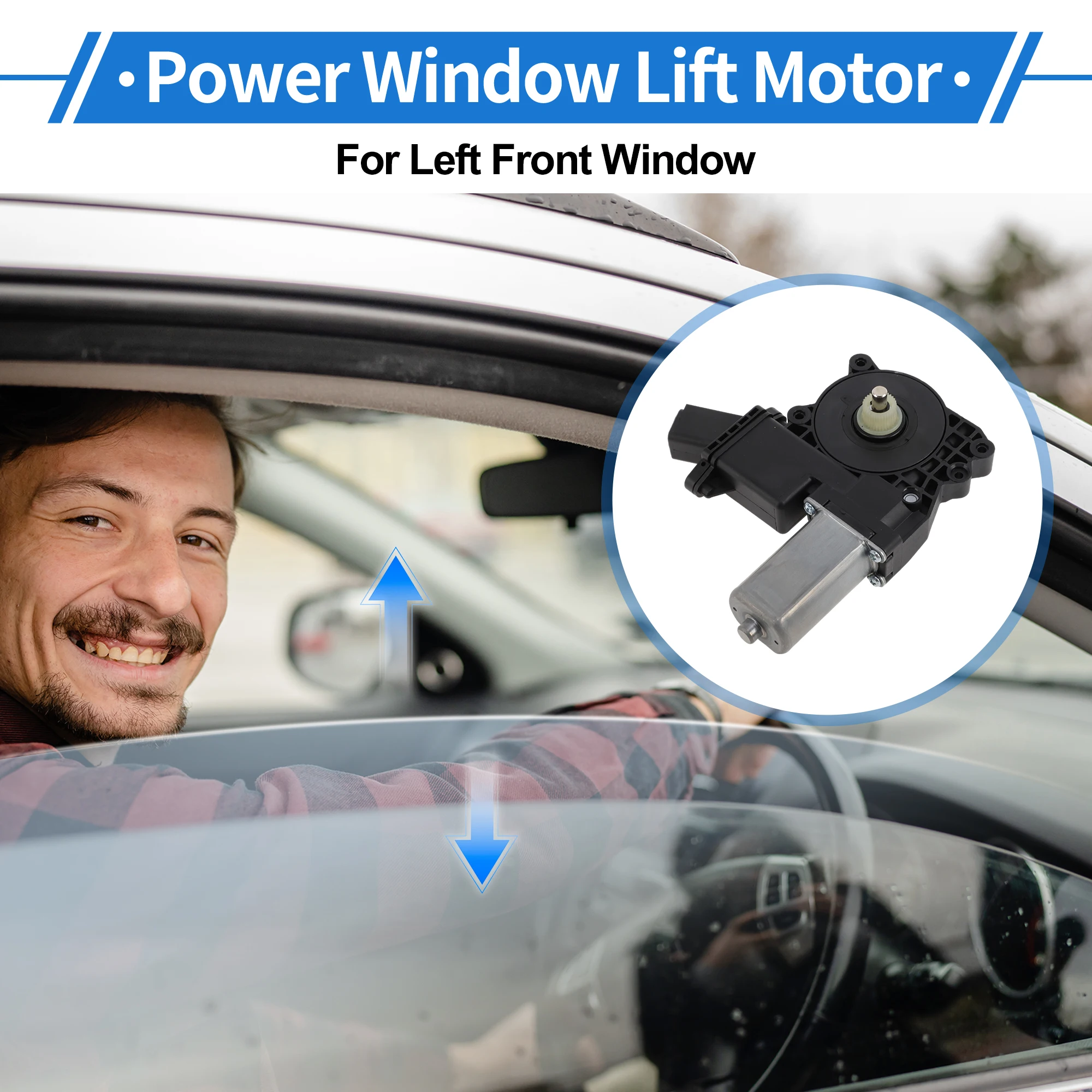 UXCELL Power Window Regulator Lift Motor for Chevy Trax 13-17