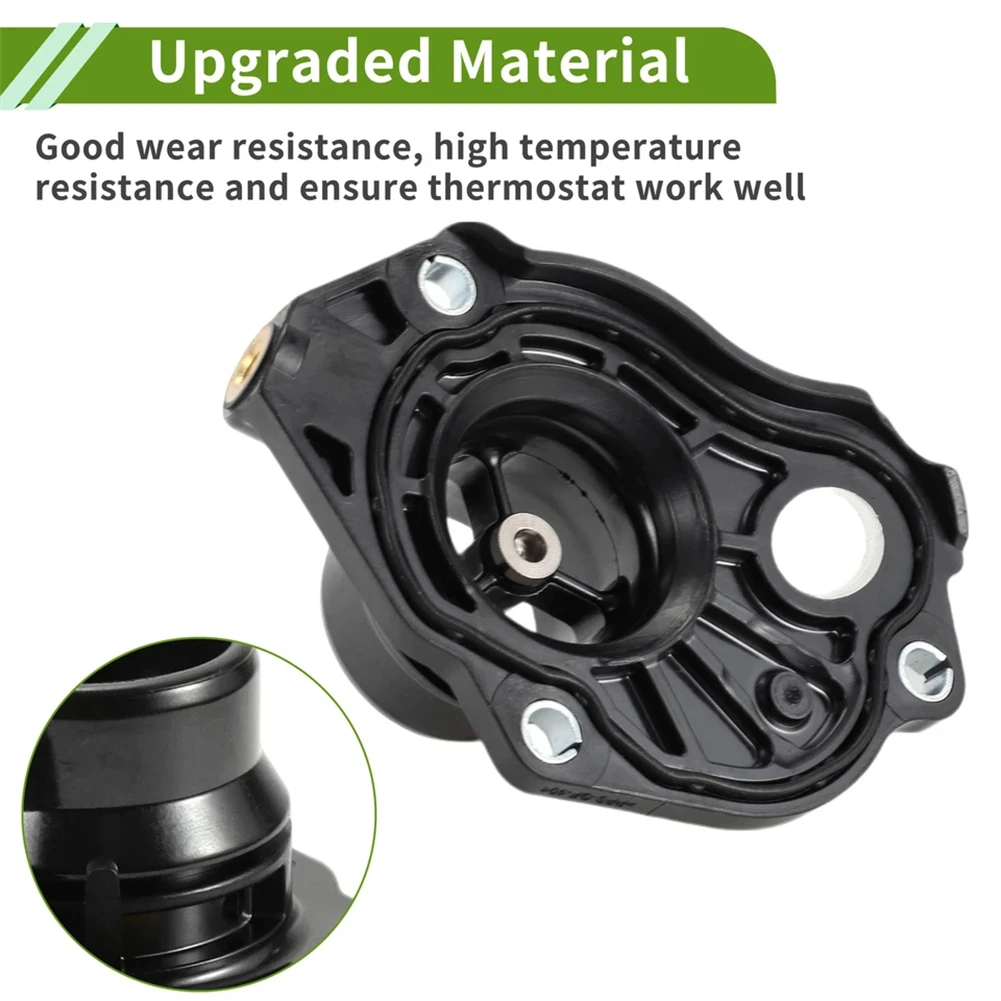 OEM-Spec Thermostat Housing Assembly Fits Select For BMW X1 X3 X5 and 328D Models from 2014 Through 2018 Cooling System Upgrade