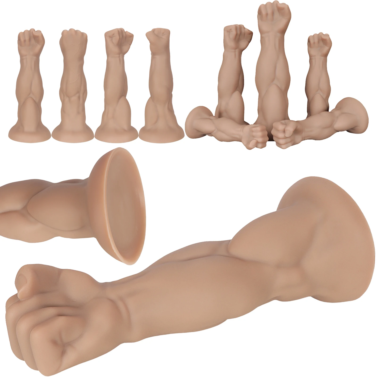 Giant Fist Anal Plug Muscle Butt Plug Sex Toys For Men Women Arm Anal Dildo Expansion Anal Training Soft Silicone Gay Beginners