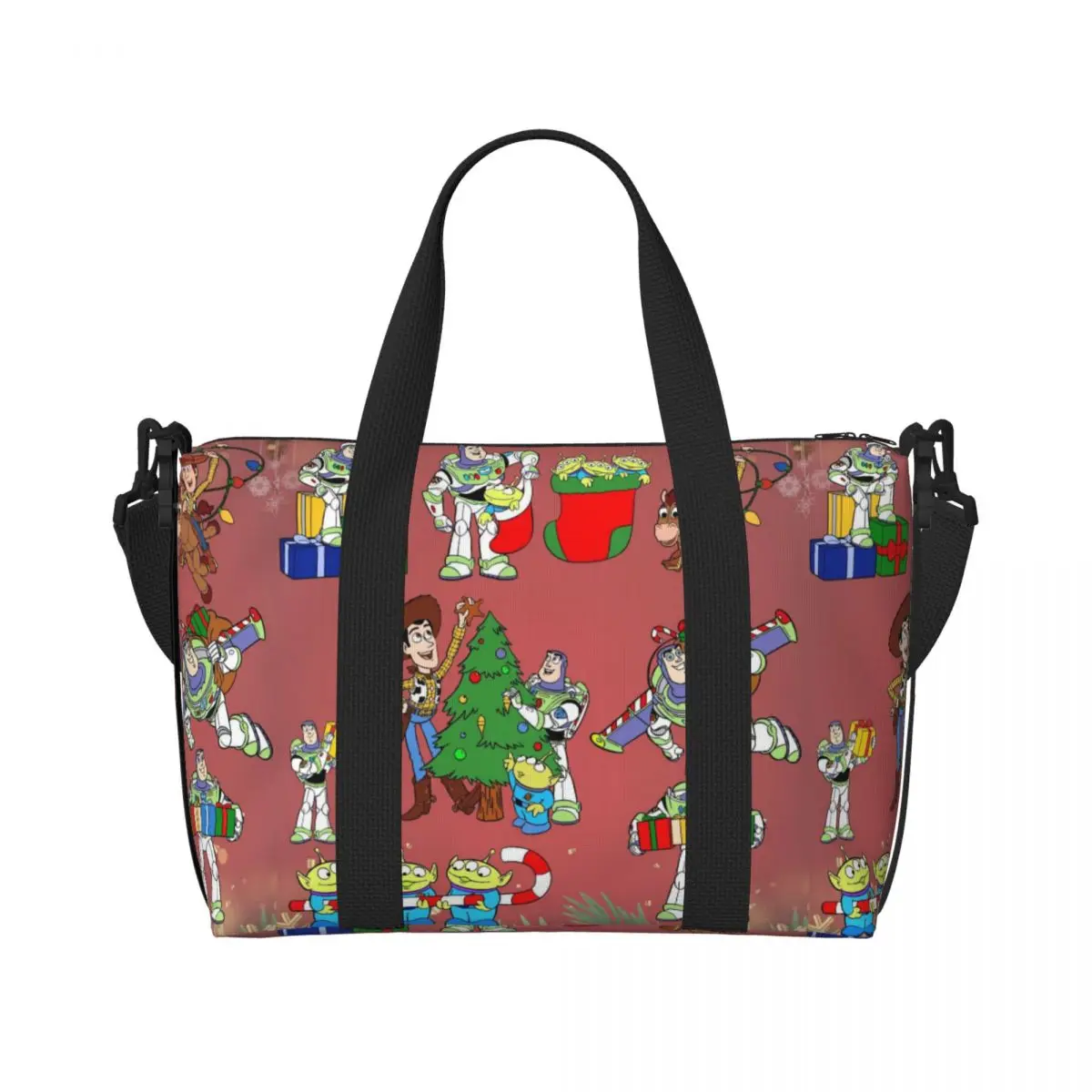 

Пляжная сумка-тоут Custom T-Toy S-Story для женщин с большим отделением, для спортзала, пляжа и путешествий