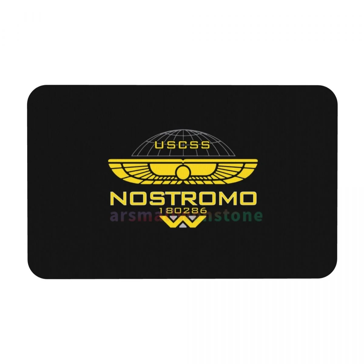 Nostromo Alien Baseball Cap Diatom mud cushion absorbent quick drying mat bathroom door mat toilet diatomaceous earth