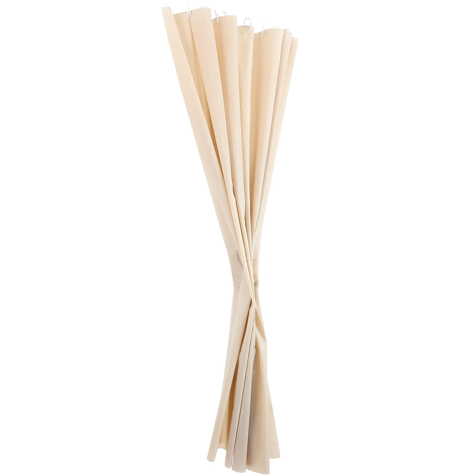 

Waterproof Solid Color Peva Bath Curtain Easy Install Hooks for Bathroom Decor Longtime Use Shower Curtain Bathroom Decor