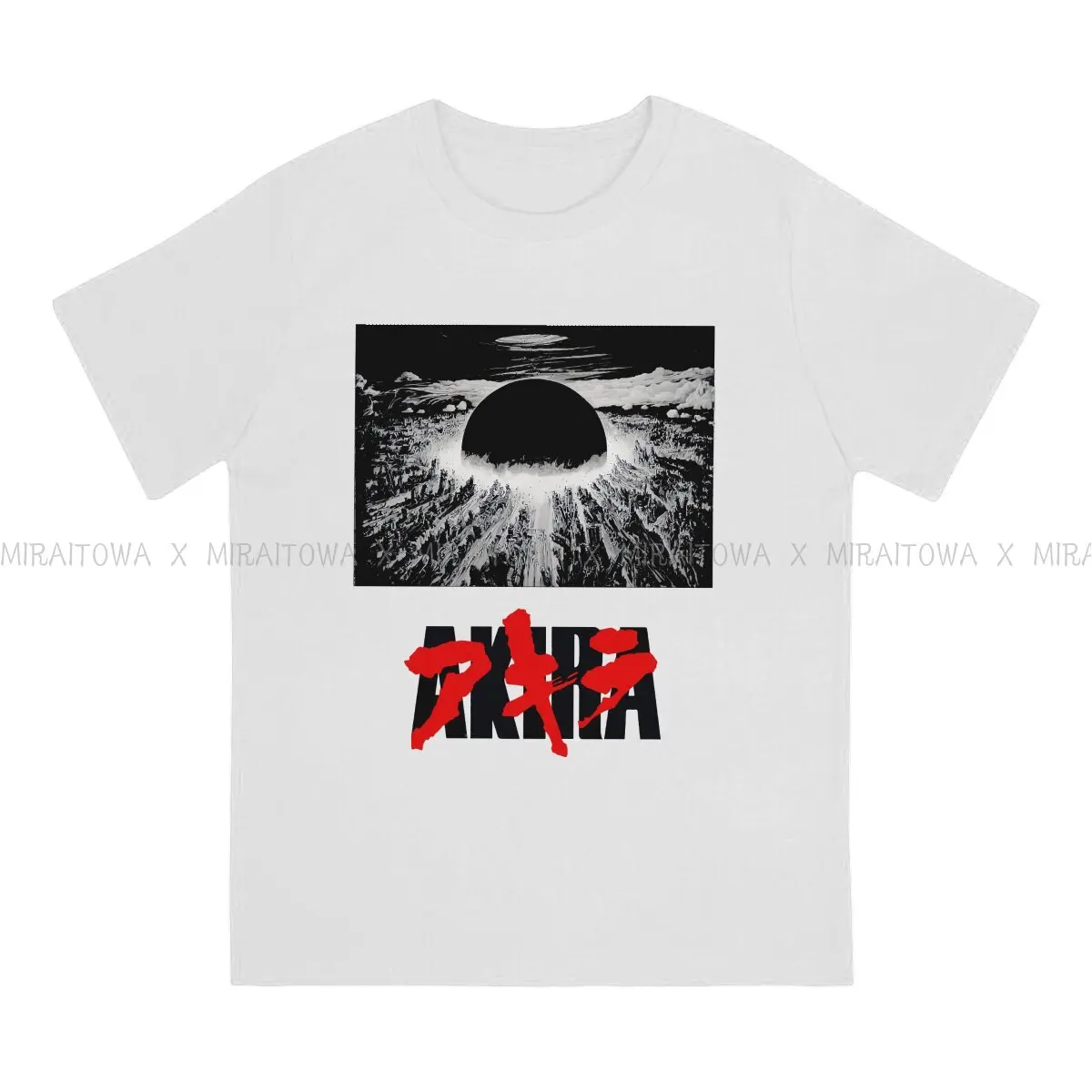 World Explosion  AKIRA Men T Shirt Classic Alternative Loose O-Neck TShirt Harajuku Short Sleeve