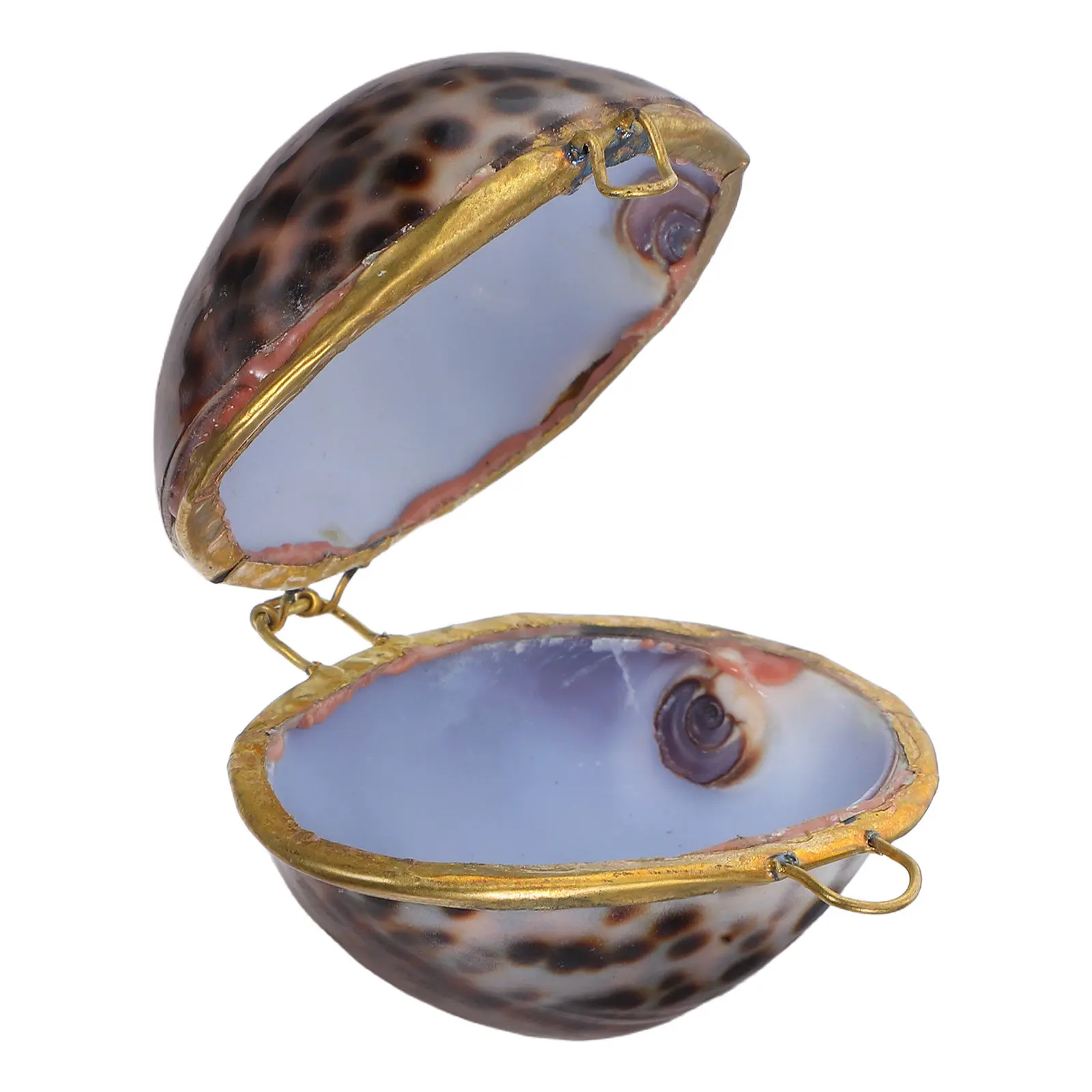 

1Pcs Shell Jewelry Box Inlaid Creative Ring Earring Case Jewelry Storage Organizer for Travel Proposal Engagement Wedding Gift