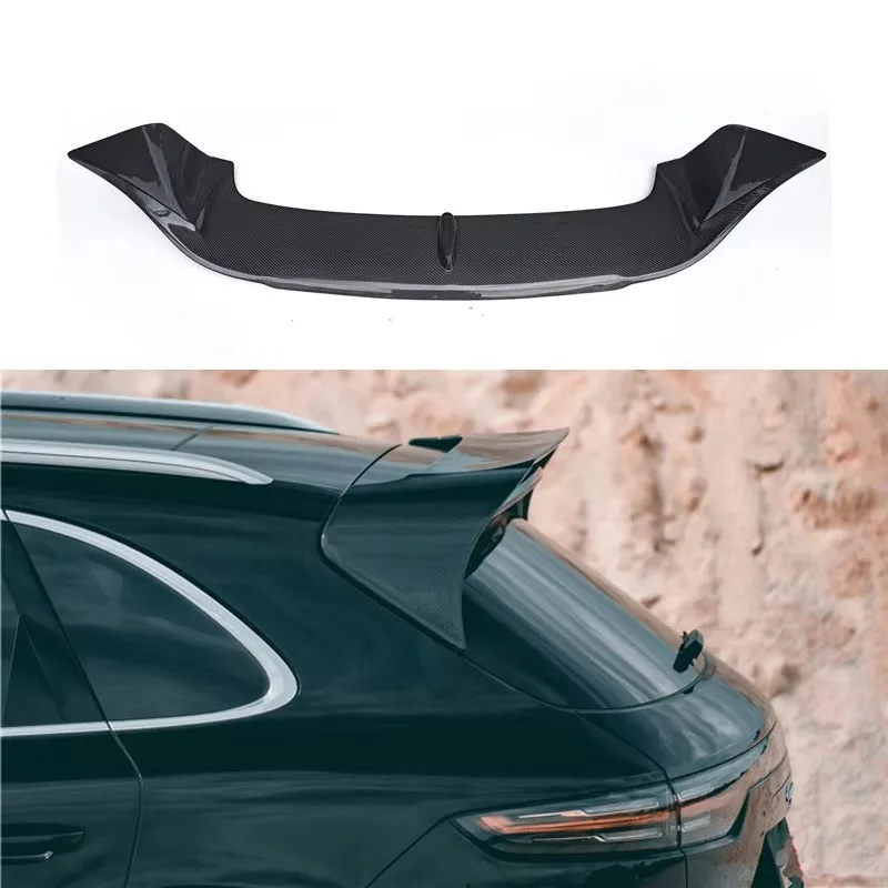 CM Style Cayenne Carbon Fiber Rear Trunk Spoiler for Porsche Cayenne 2019-2022 3