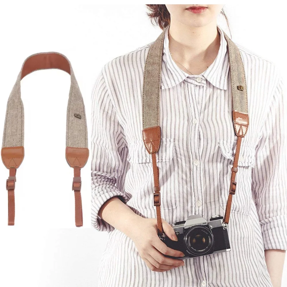 Universal Digital Camera Strap Adjustable Shoulder with Neck Strap For Nikon Canon Sony Nikon Canon SLR DSLR Camera Accessories