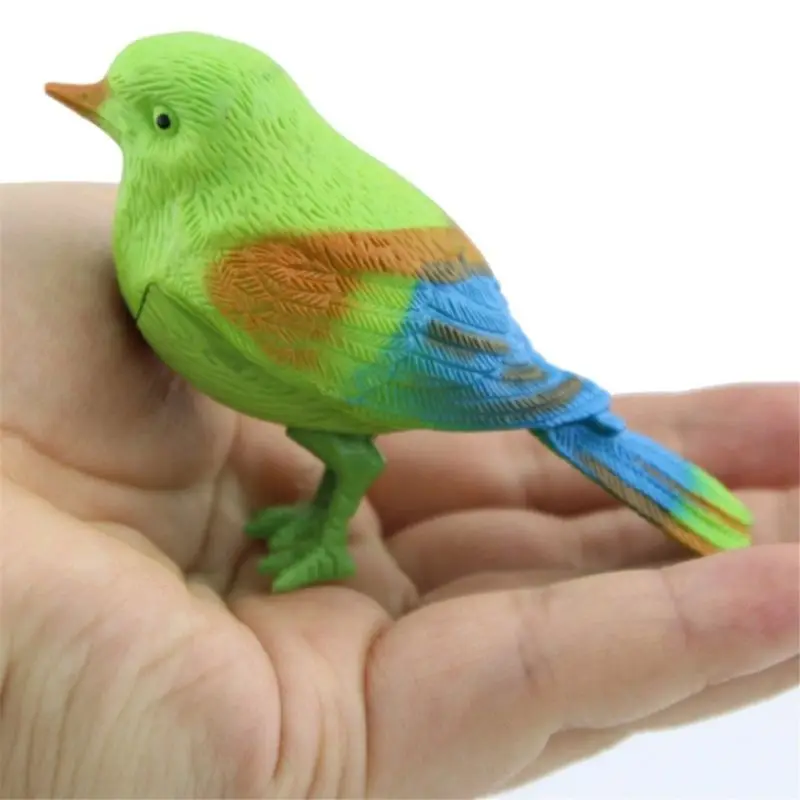 Lindo pájaro cantador, juguetes electrónicos interactivos, simulación de pájaro, Control de voz, música, juguetes educativos para bebés, regalo para