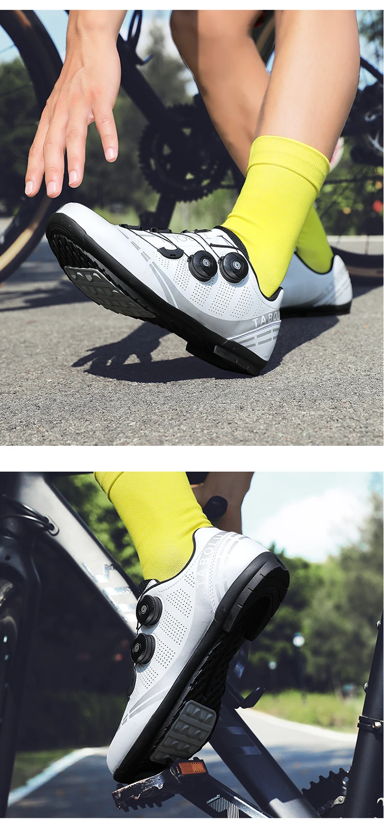 Professionelle MTB Mountainbike-Schuhe für Herren, Atmungsaktive SPD-Rennradschuhe, Damen SPD-Klickschuhe für Radfahren – Detail 28