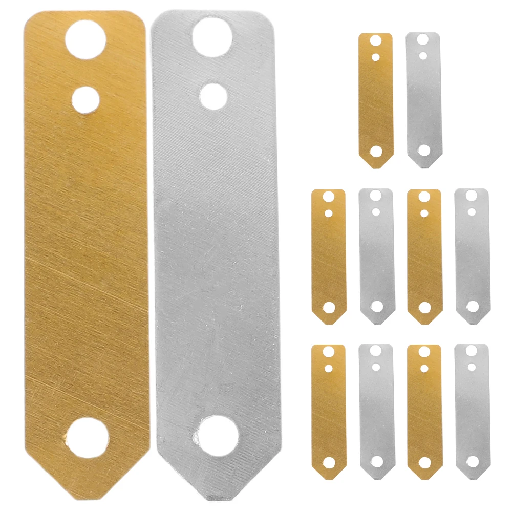 12pcs Copper Zinc Electrode Strips Set Science Experiment Kit for Kids Fruit Easy Assembly Safe Materials for Plating