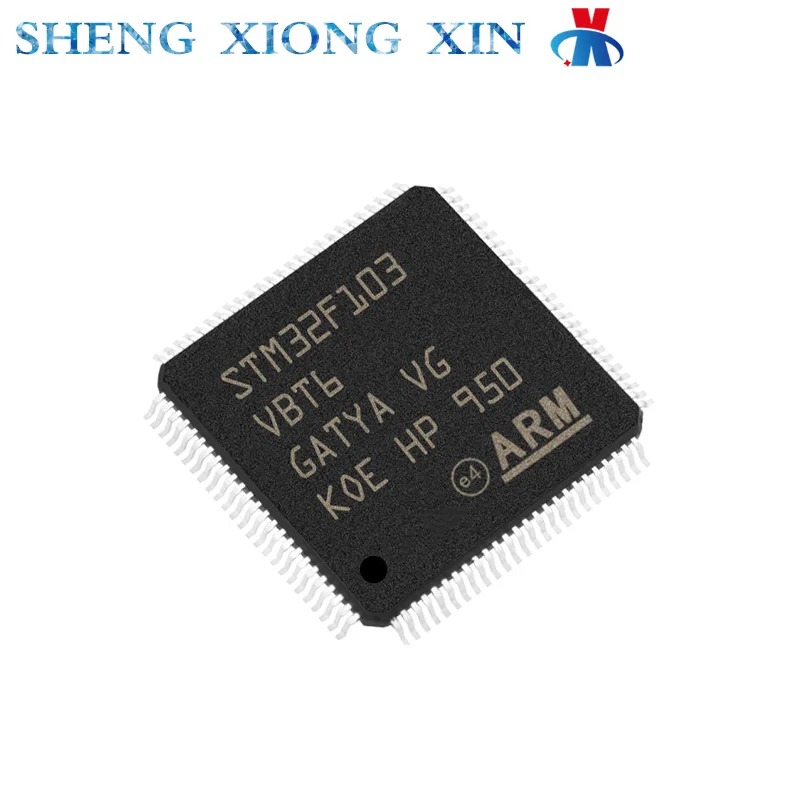 

5pcs/Lot 100% STM32F103VBT6 LQFP-100 ARM Microcontrollers - MCU STM32F103 Integrated Circuit