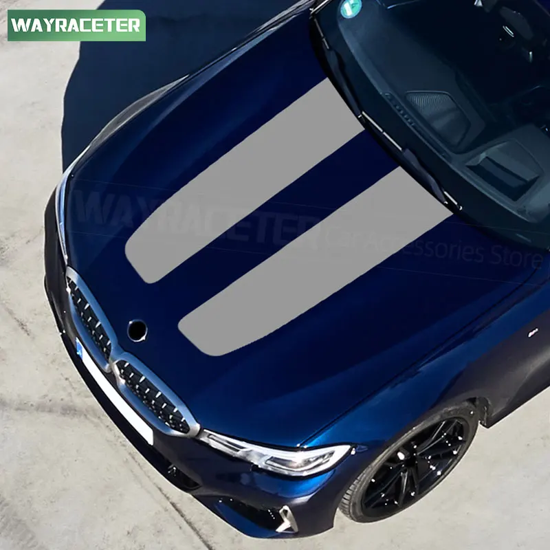 غطاء محرك السيارة ملصق مائي هود بونيه المشارب ملصق لسيارات BMW 3 Series 2025 G21 320d M الأداء G20 M340i 330e 330i اكسسوارات