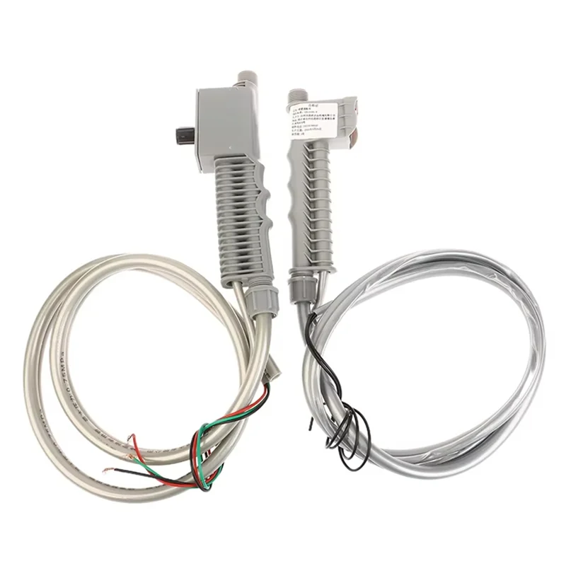 معظم خط مزدوج أنبوب خرطوم الكهربائية Sprayertube مقبض مفتاح الطاقة خط التحكم منفذ الأنابيب مقبض التبديل لون عشوائي 1 قطعة B