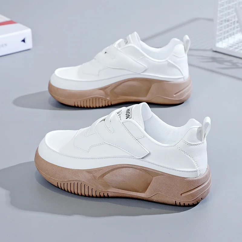 Baskets à Talons Compensés pour Femme, Chaussures de Course Confortables, Décontractées, à Plateforme, à la Mode