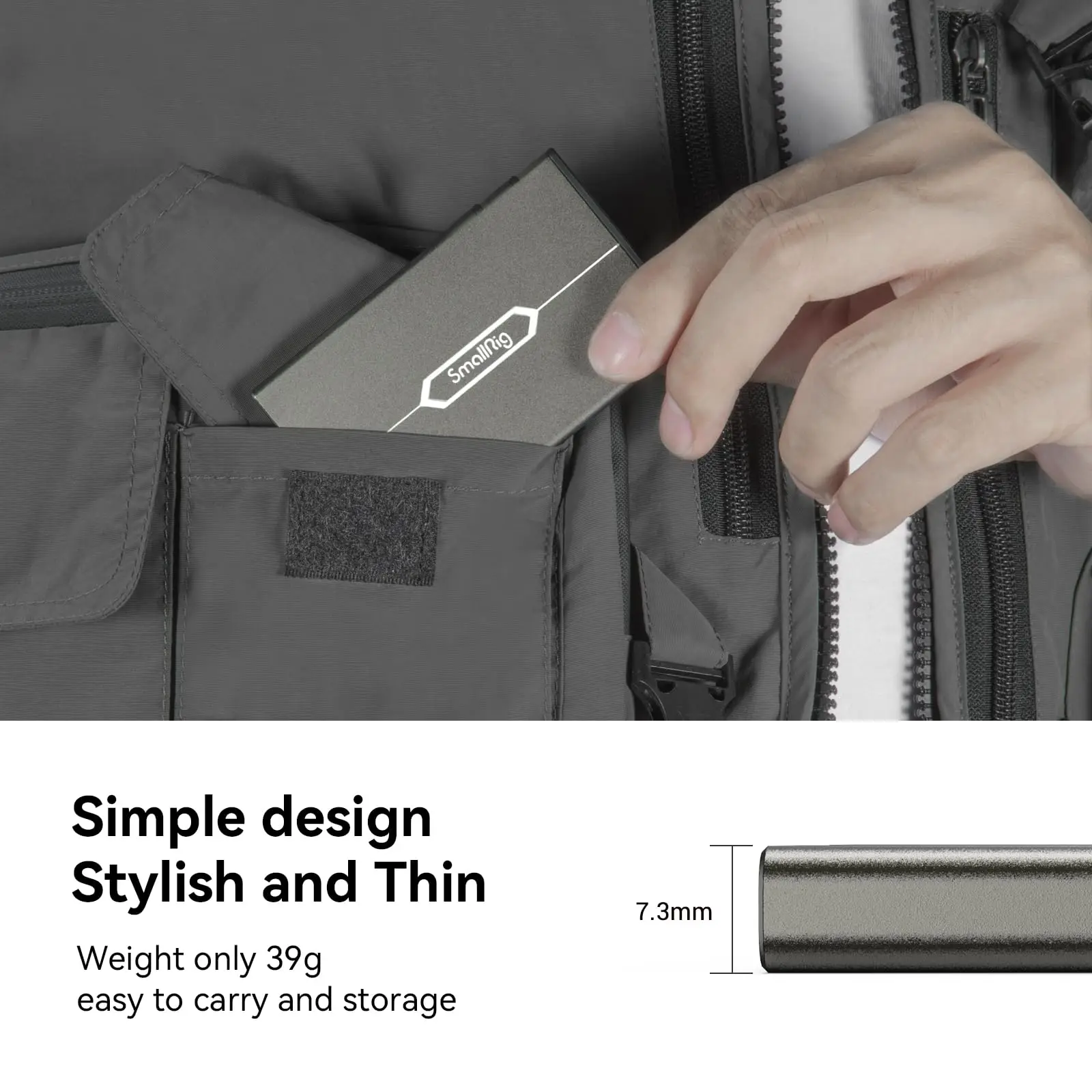 SmallRig-Funda de tarjeta de memoria con soporte para tarjeta SIM, para tarjetas SD/Micro SD/SIM DSLR, para cámara Sony, fotografía, grabación de