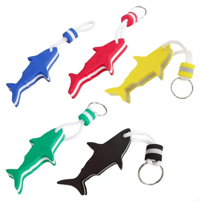 

J0PF Stylish Floating Keychain Key Holder Fish Pendant Keyring for Water Activity