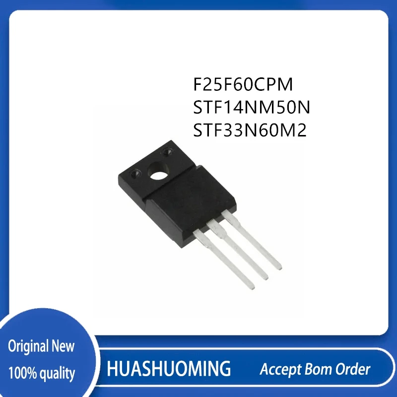 10Pcs/Lot  F25F60CPM 25F60CPM 14NM50N STF14NM50N 33N60M2 STF33N60M2  TO-220F