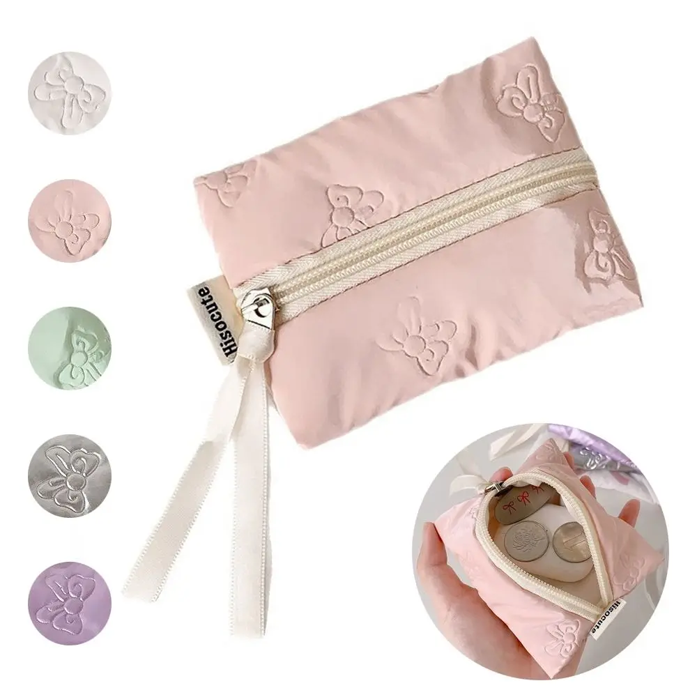 Mode Fliege Geldbörse Große Kapazität Mini Lippenstift Aufbewahrungstasche Tragbare Kopfhörer Tasche Studenten