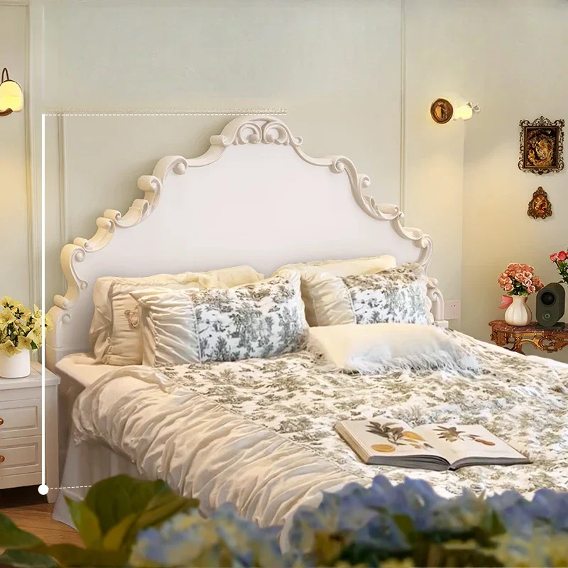 Organizer Princess Bed European Double Frame Lazy Designer Bed Fashionable Confortable Quality Wood Muebles Bedroom Furniture