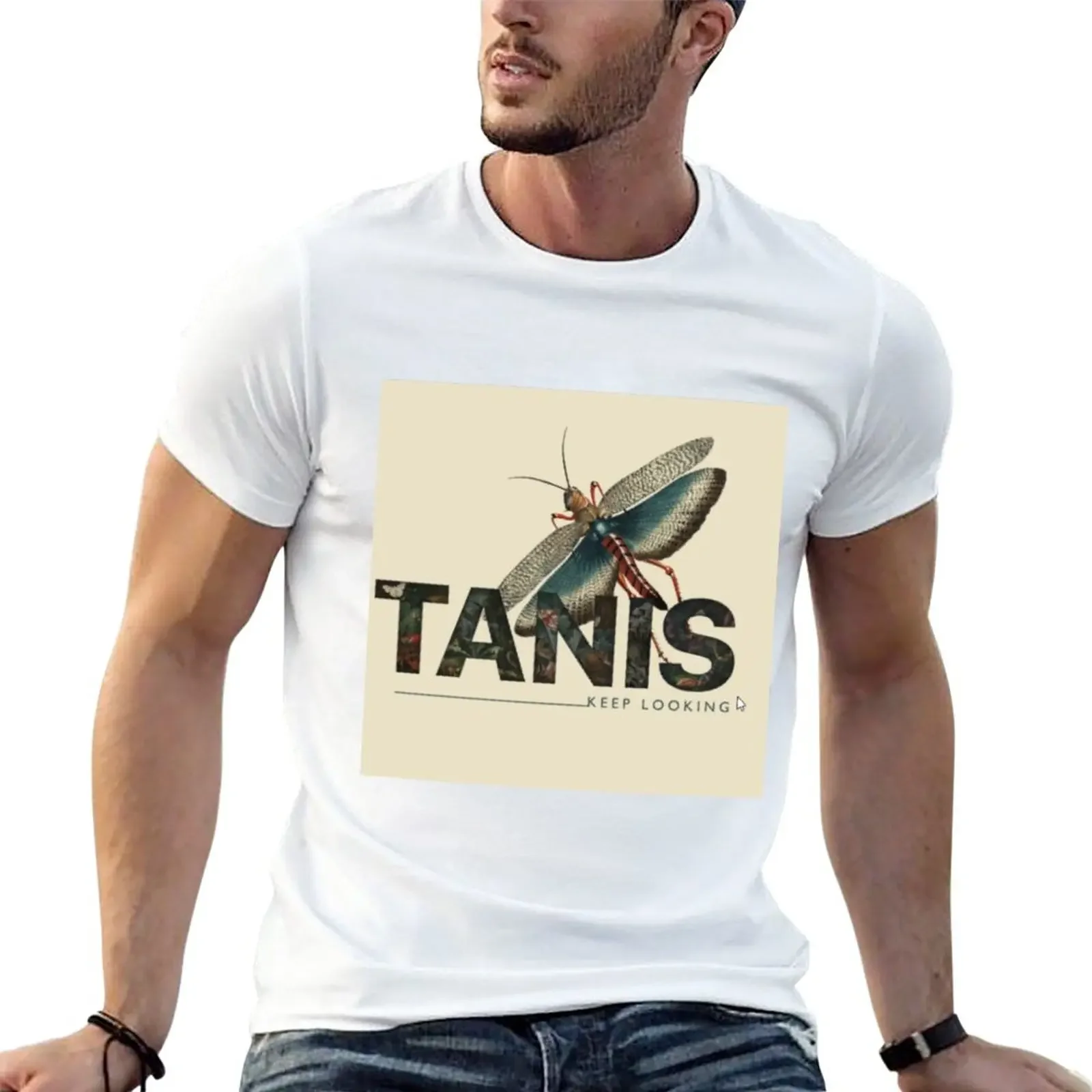 Tanis keep looking T-Shirt tees sweat shirt mens champion t shirts