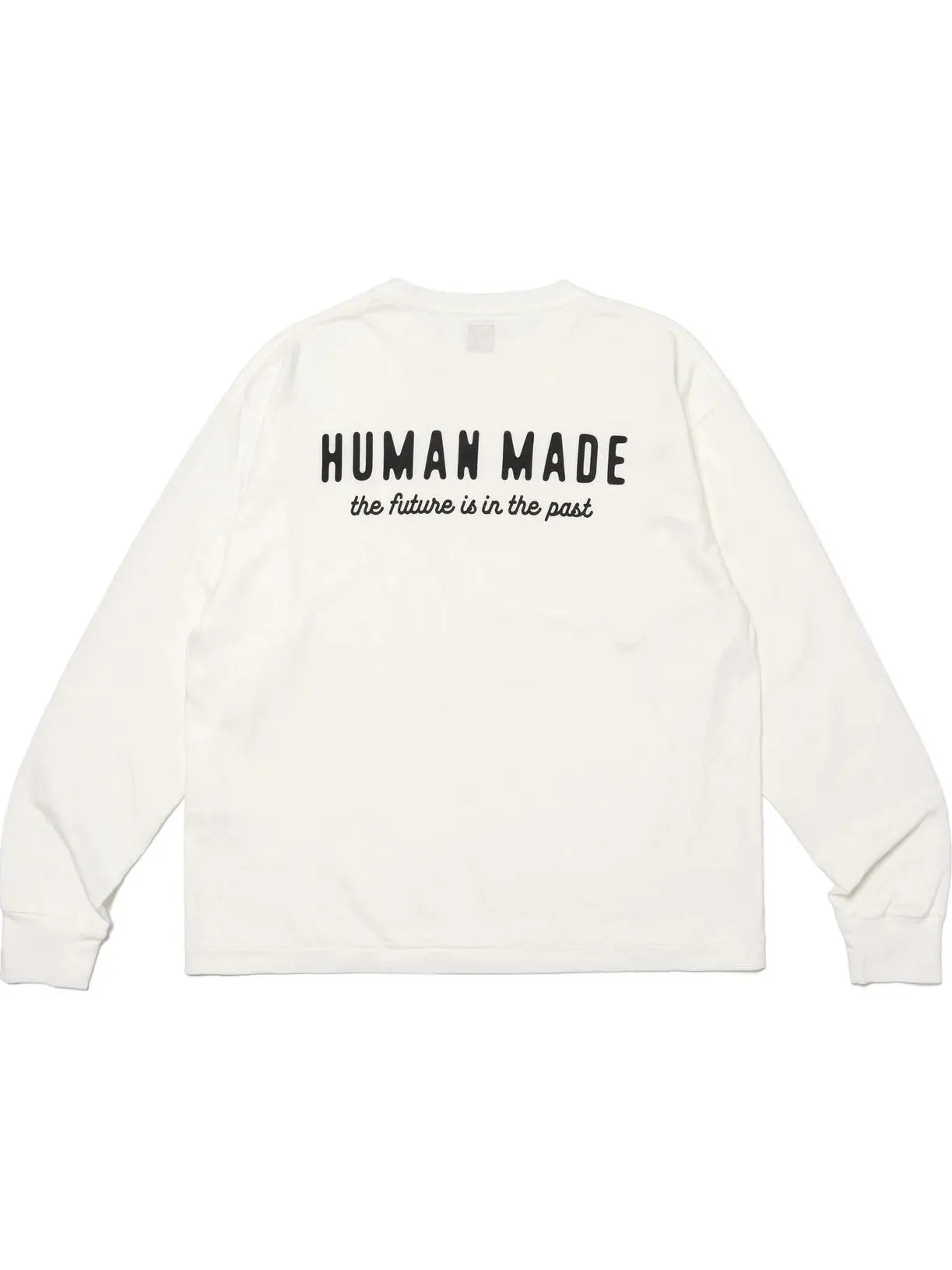 HUMAN MADE SS26 Polar Bear Graphic Long Sleeve T Shirt Back Logo Print Unisex Cotton