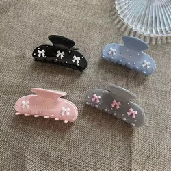 Cute Sweet Bow Flower Hair Claw Women Girl Bowknot Ribbon Crab Clip Y2k Shark Clips Hair Clip Fashion Hair Accessories