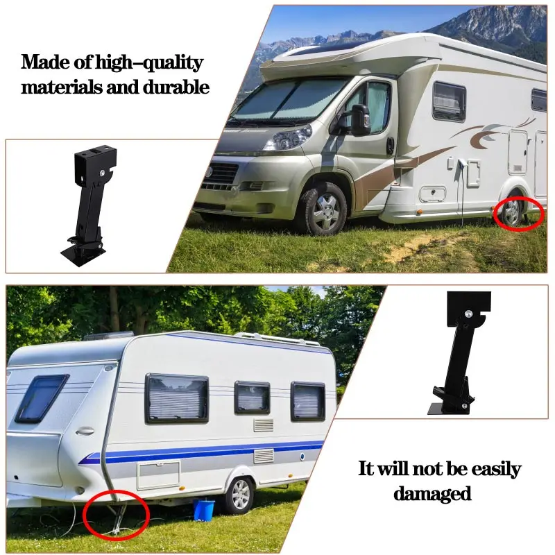Hand Jack Caravan Outrigger Trailer Accessories Can Foldable And Stretchable For Motorcycle Cargo Trailer Repair Support