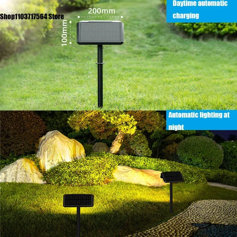 Lampe Solaire de Pelouse, Luminaire Décoratif d'Nik, Idéal pour un Jardin, une Villa ou une Petite Nuit