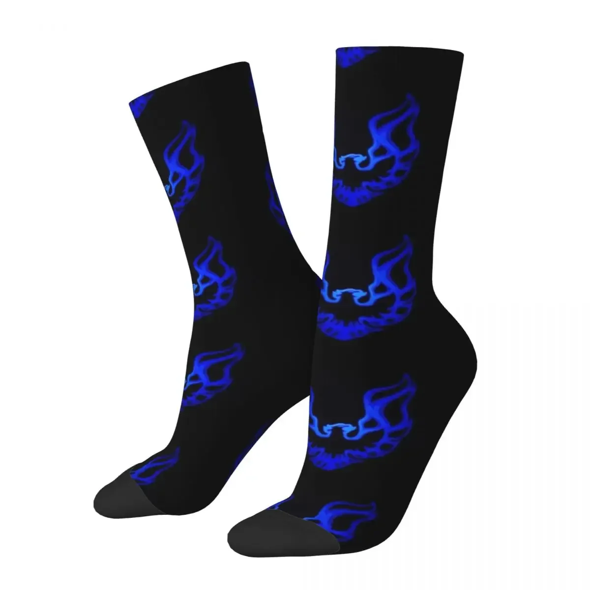 American Firebird Blue Stockings Printed Funny Socks Autumn Anti Skid Socks Couple Running Sports Breathable Socks