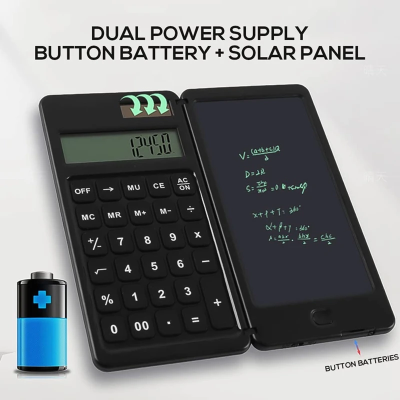10-Digit Display School Calculator Office Calculator Desk Calcultors With Erasable Writing Table For Basic Financial Home