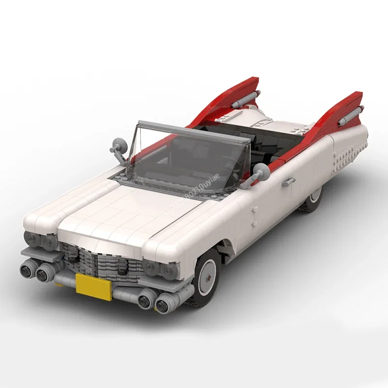 

Конструктор Moc 1592 детали: Кабриолет-круизер, совместимый с 10274, «Охотники за привидениями», креативная модель автомобиля, игрушка-конструктор для взрослых, подарок