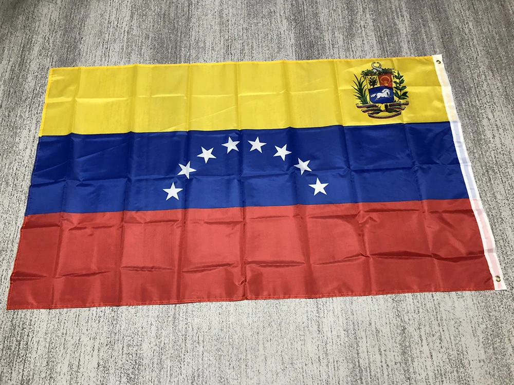 Venezuela flag 90X150cm 3x5fts polyester hanging flags 8 stars new ve ven Venezuela national flag banner for Decoration