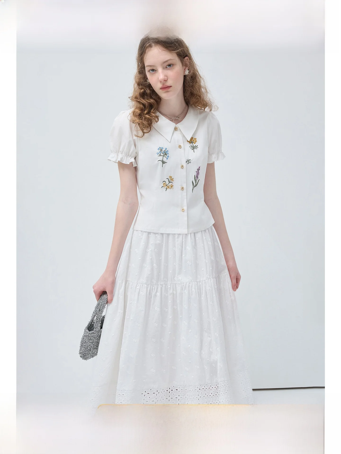 

plus Size Women's Slim Fit Shirt And Skirt Set High Waist A-Line Dress Summer Fashion for Pear Shaped Women