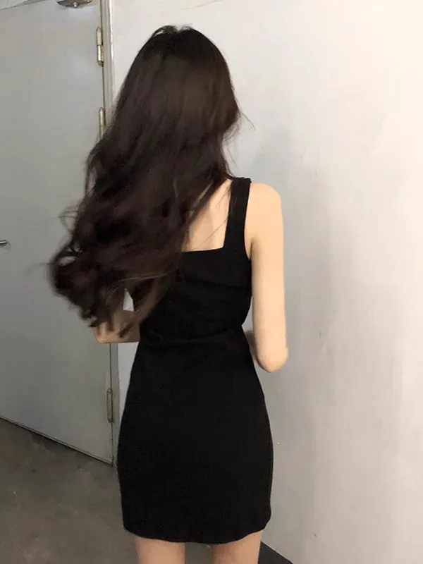 Bla Slim Fit Gola Quadrada Svel Verão Or Dr Sexy Cintura Cinching Strapl Bodycon Saia T-shirt Dr