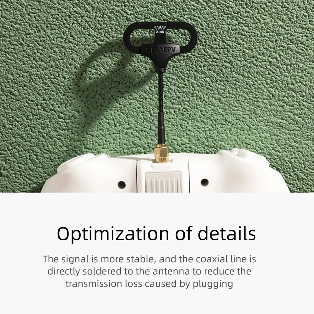0082 BETAFPV Loop Omnidirectional Antenna High Gain Traverse Long Distance High Frequency Head 2.4G/915/868GHz