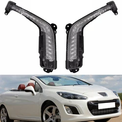 For Peugeot 308 cc Convertible 2011 2012 2013 2014 Car Front LED DRL Daytime Running Lights Lamps 6206X4 6208X4