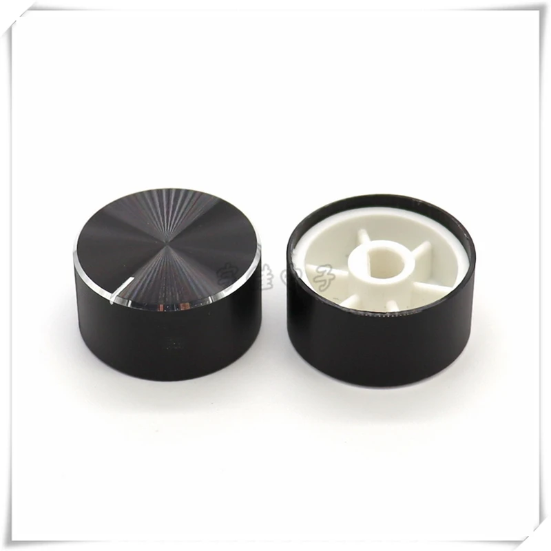 1PCS 25*13 Aluminum Alloy Knob Cap Car Navigation Volume Potentiometer Cap Car Audio Adjustment Switch Cap