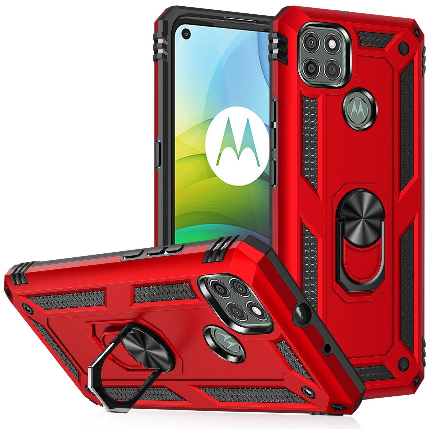 Military Grade Drop Proof Protection Cover With Kickstand For MOTO  G7 G7 G9 Power G8 G9 Plus G9 Play G8 Power Lite Case