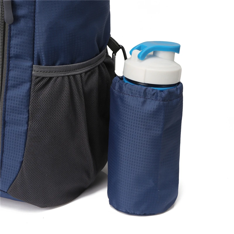 Imagem -03 - Pacote de Dia Portátil Dobrável Mochila Dobrável Bolsa Montanhismo Ultraleve Ciclismo ao ar Livre Mochila Viagem Caminhadas de Mão Portátil Desporto Armazenamento de Computador Portátil Bolsa de Pele 23l