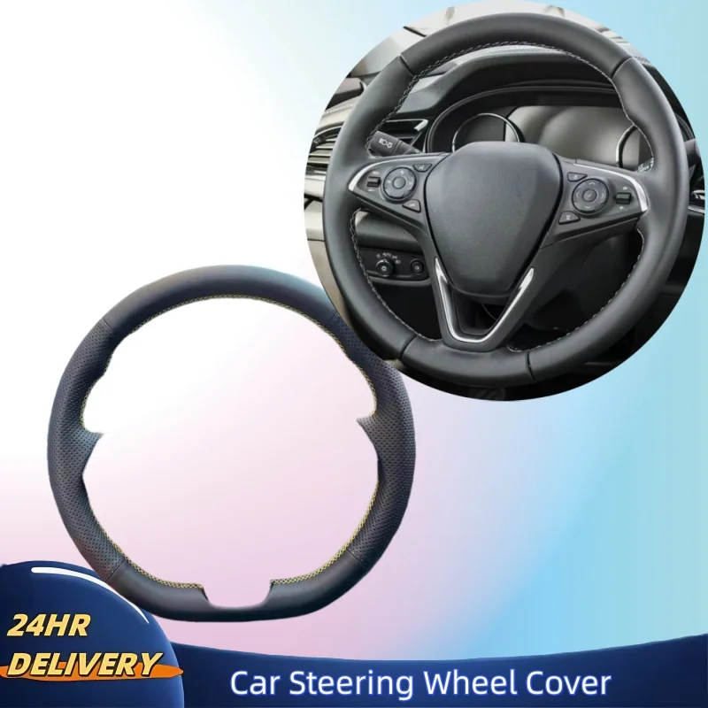 

DIY Anti-slip Abrasion-resistant Microfiber Leather Steering Wheel Cover For Buick GL8 Excelle Regal LaCrosse Envision S GL6