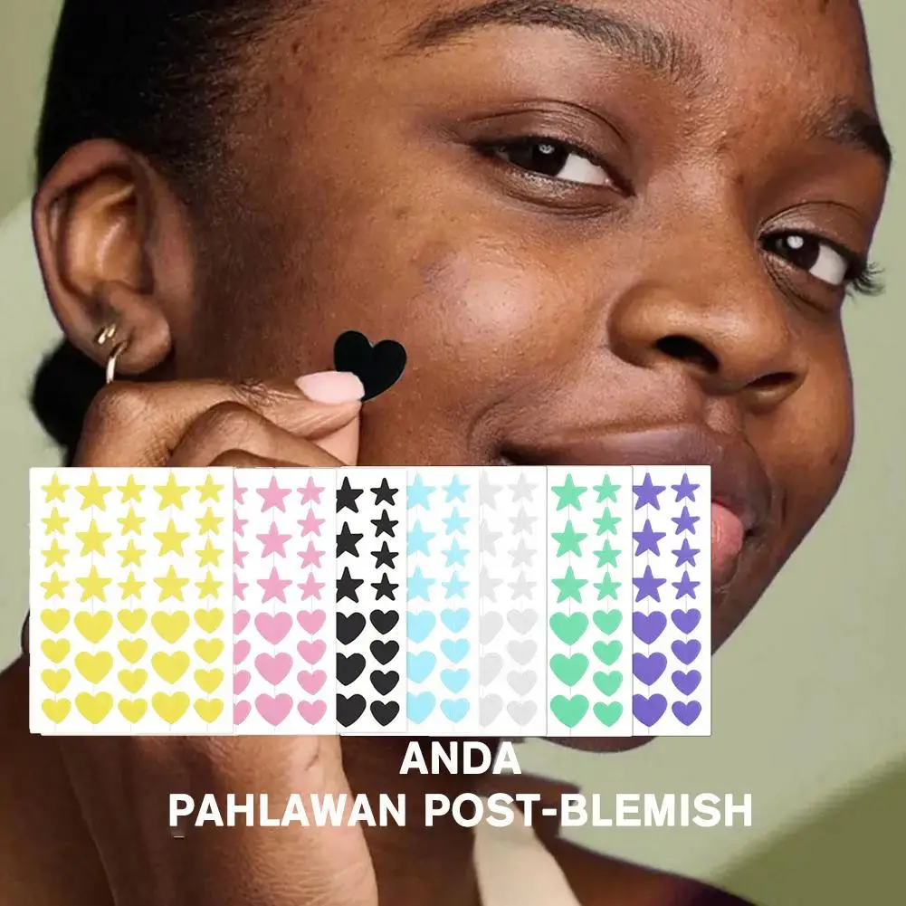 36pcs Star Love Pimple Patch Acne Colorful Invisible Acne Removal Skin Care Stickers Concealer Face Spot Beauty Skin Care Tool