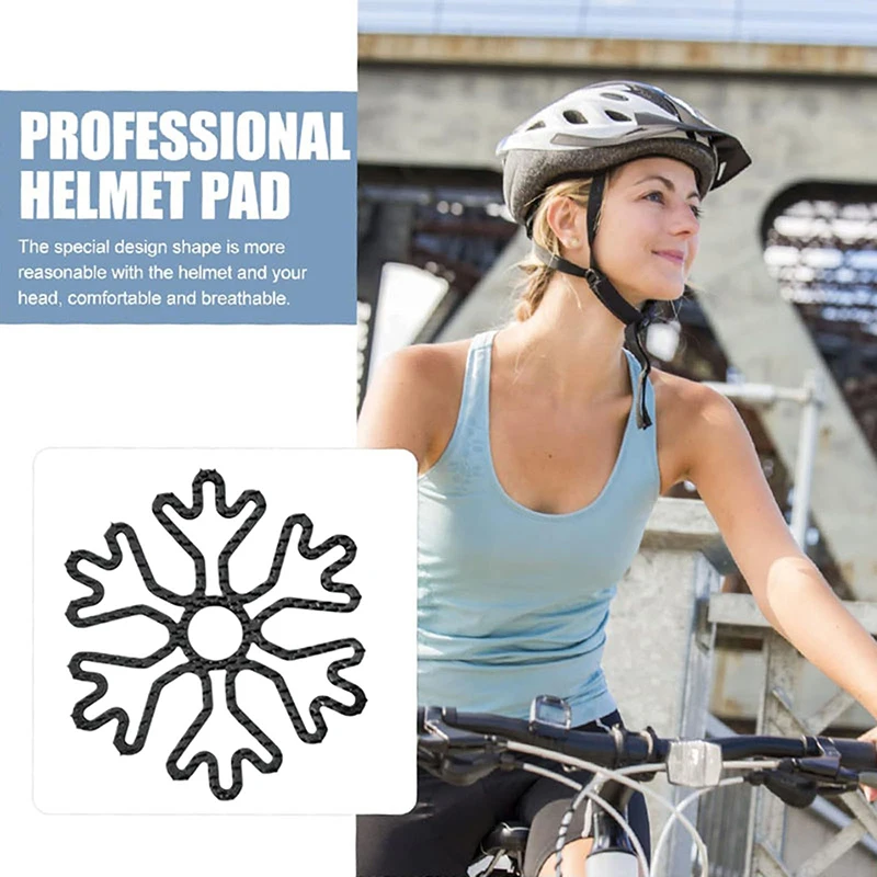 Helmet Liner General Silicone Mat Ventilate And Breathable Non-Slip Mat Anti-Pressure Hair Fluffy Riding Helmet Gasket Practical