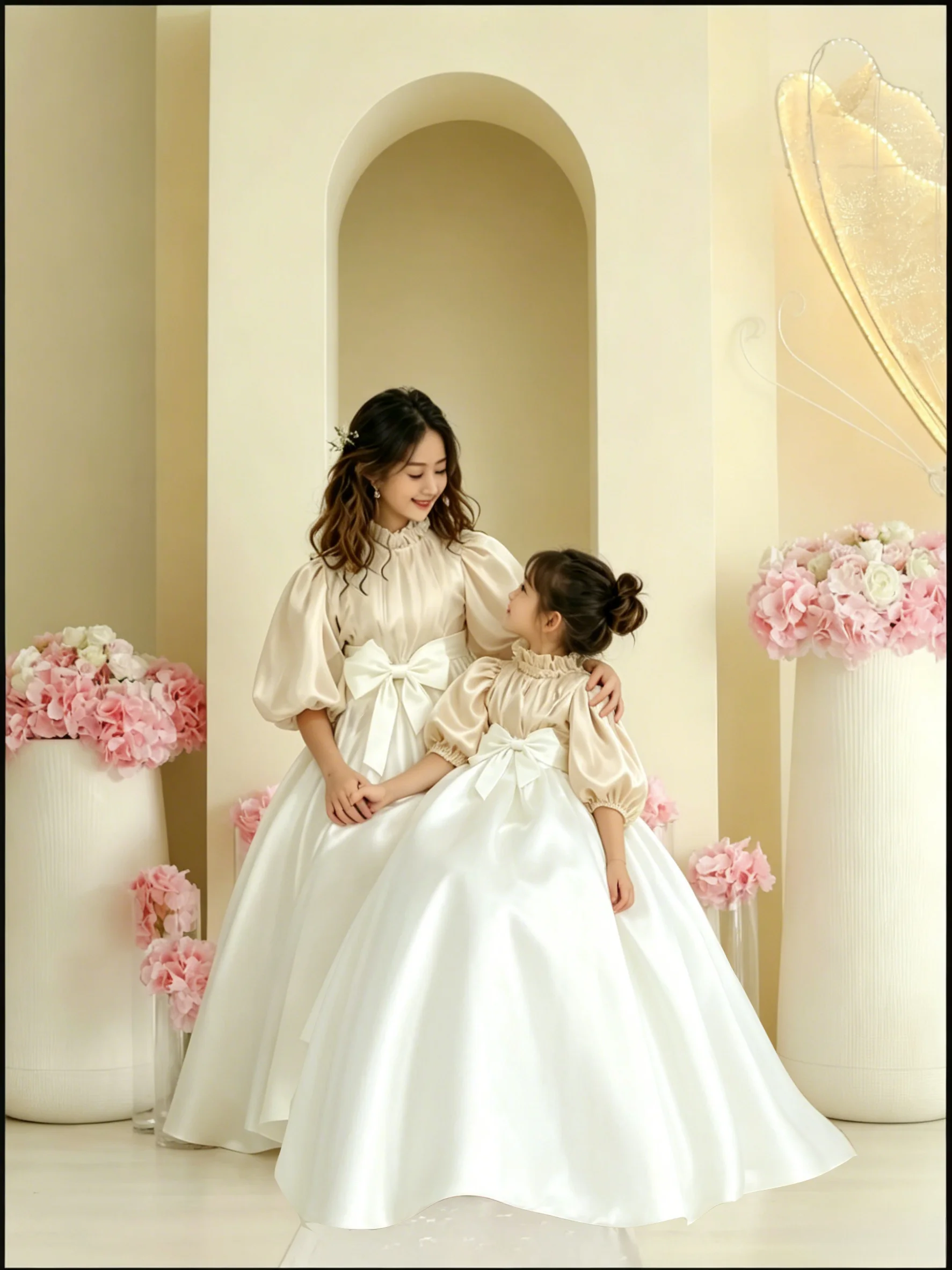 Bridal Sash Ribbon - Vestido de niña de flores de