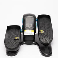 Under-Desk Electric Elliptical Pedal Exerciser LCD Display Indoor Cycling Stepper